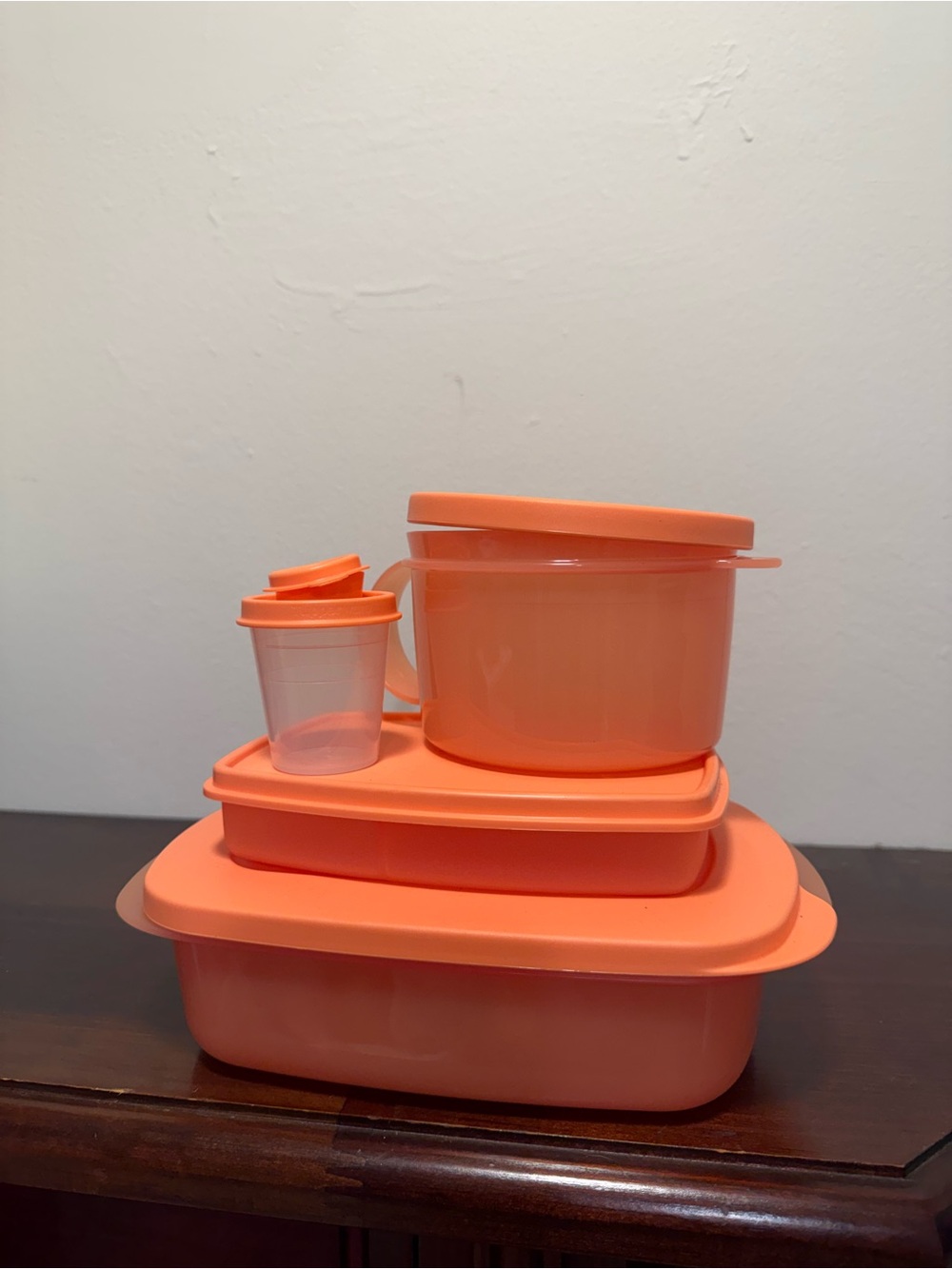 Tupperware Orange Food Storage Container Set - 4-Piece
